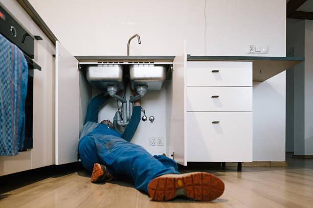 Professional Plumbing technician working in Northville, NY